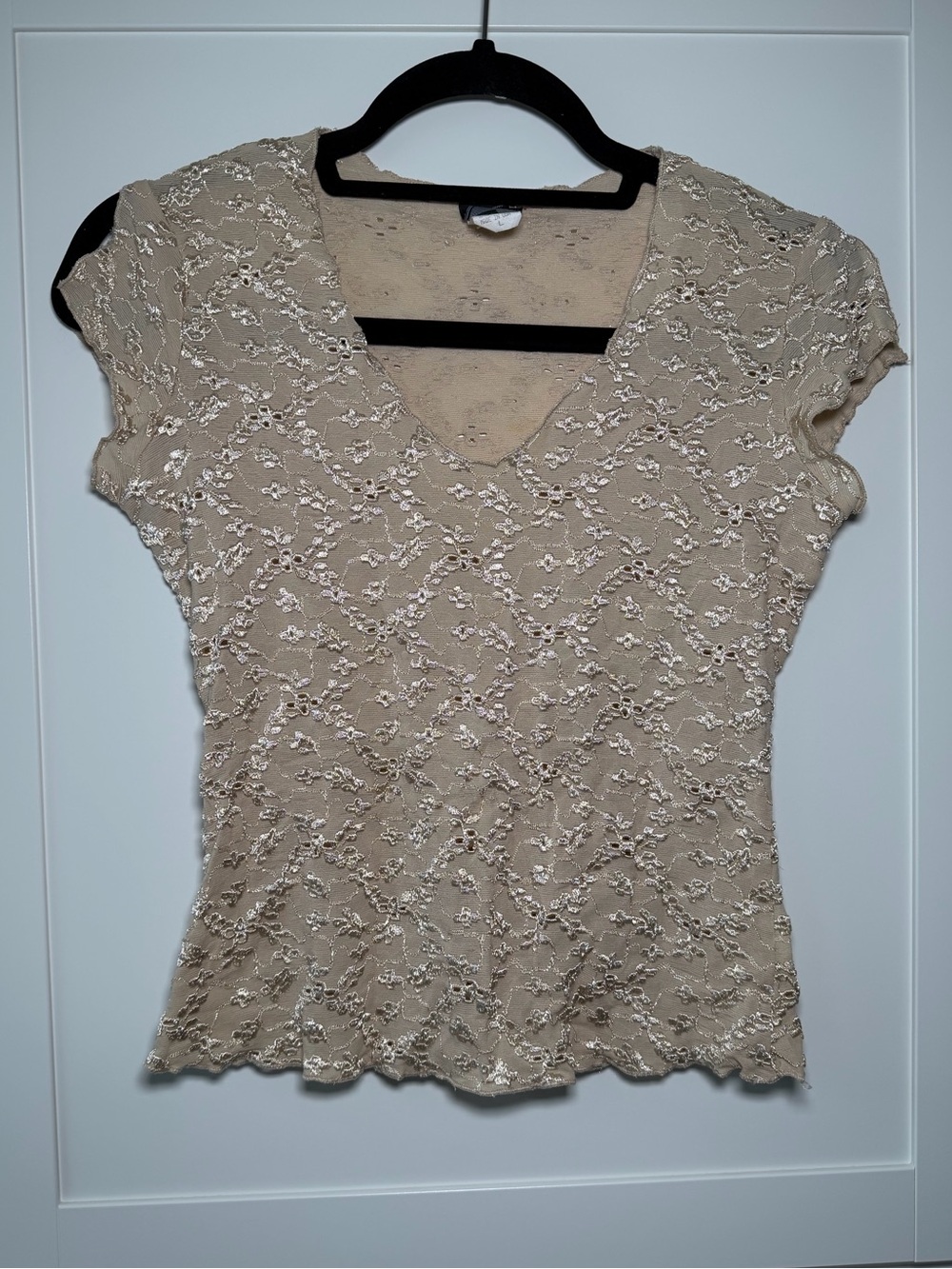 Vintage MYO Lace Fairy Grunge Whimsical Cottage Y2K 90s Top Mermaid Boho Top